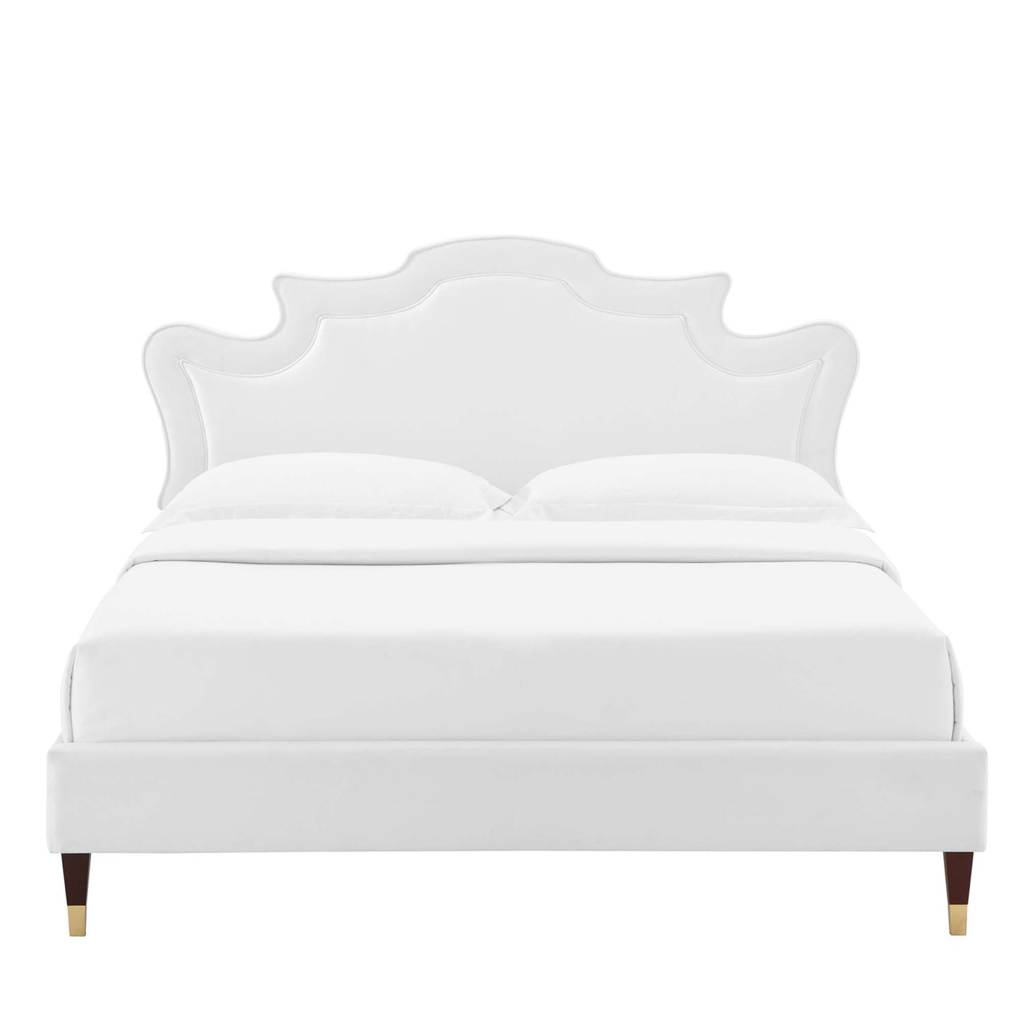 Cama tamaño king Neena Performance Velvet de Modway