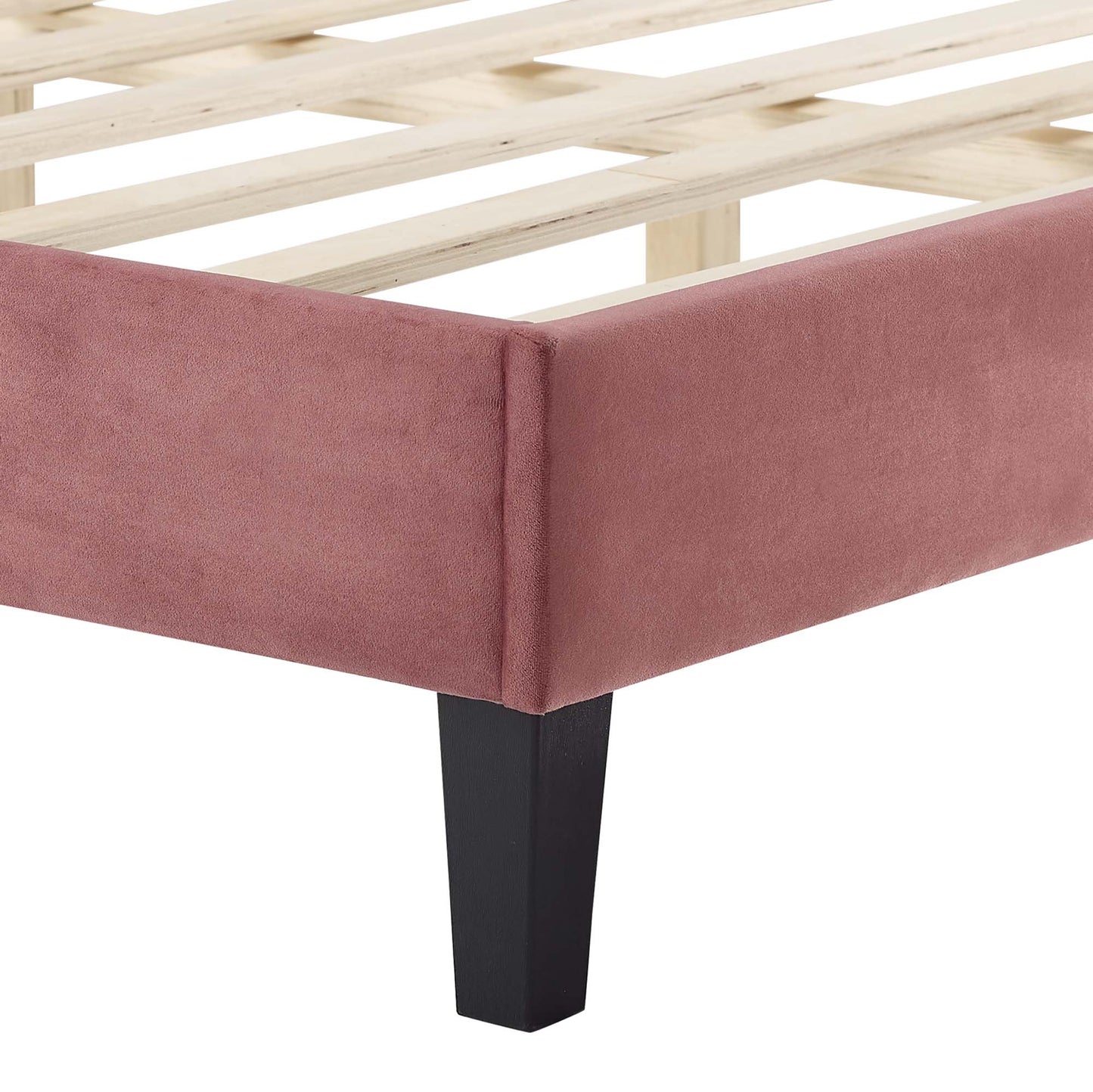 Cama King de terciopelo Liva Performance de Modway