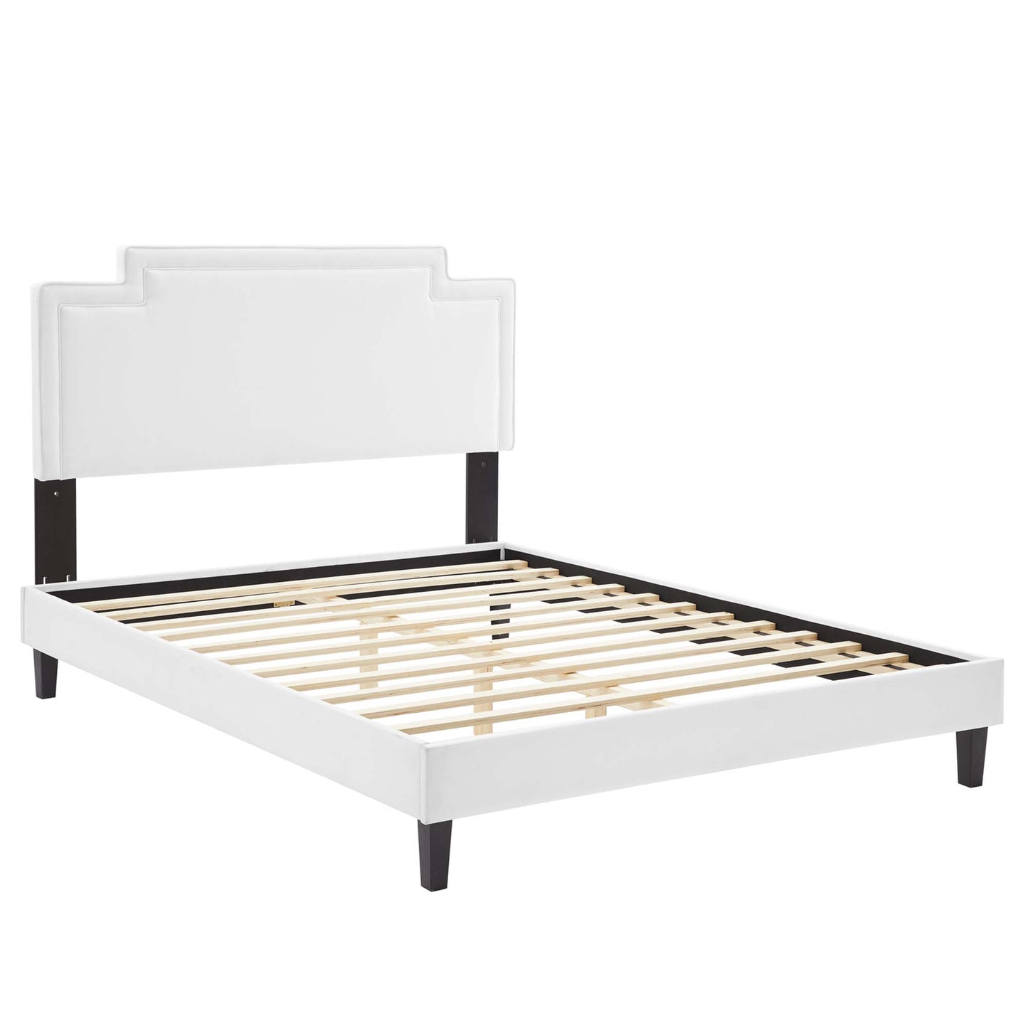 Cama King de terciopelo Liva Performance de Modway