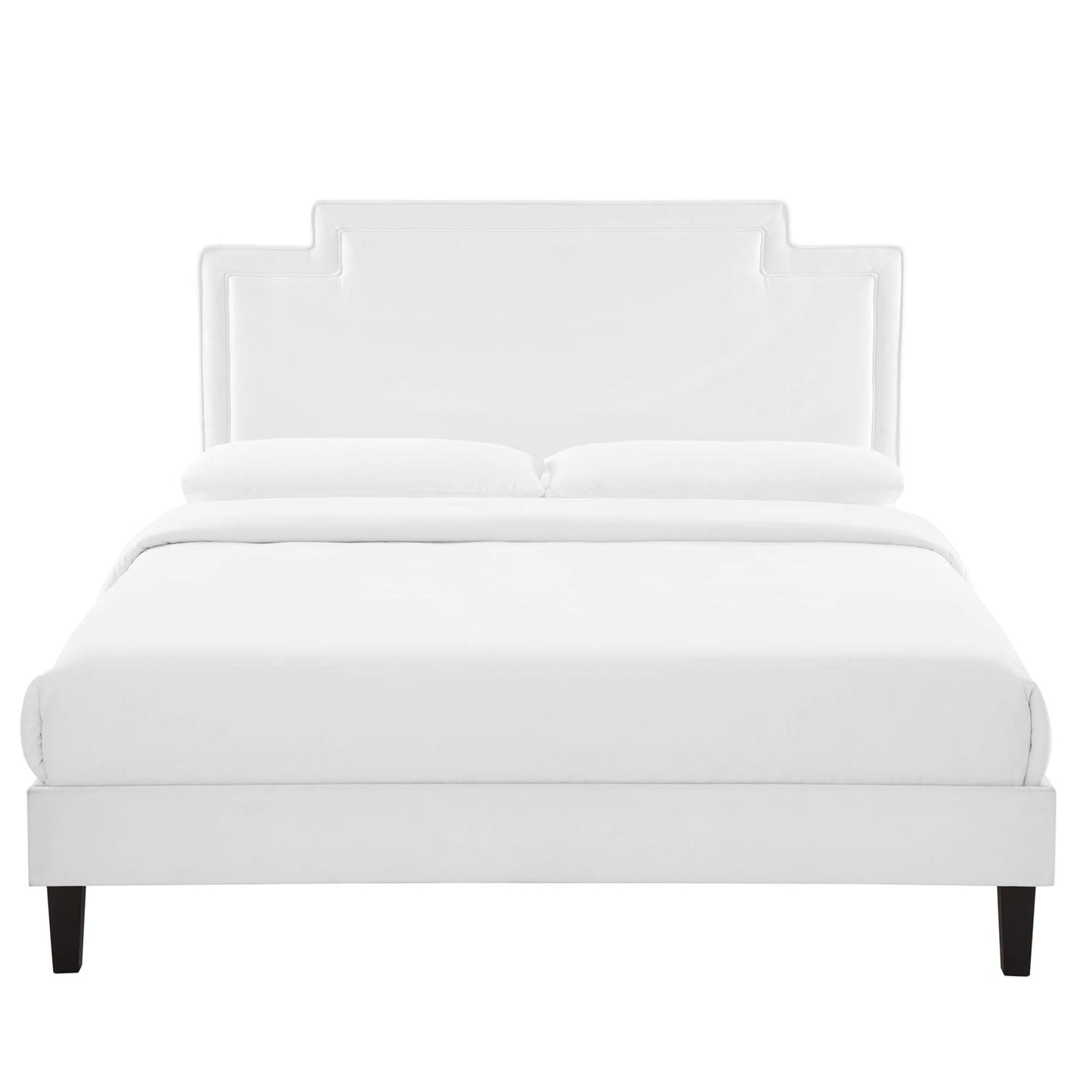 Cama King de terciopelo Liva Performance de Modway