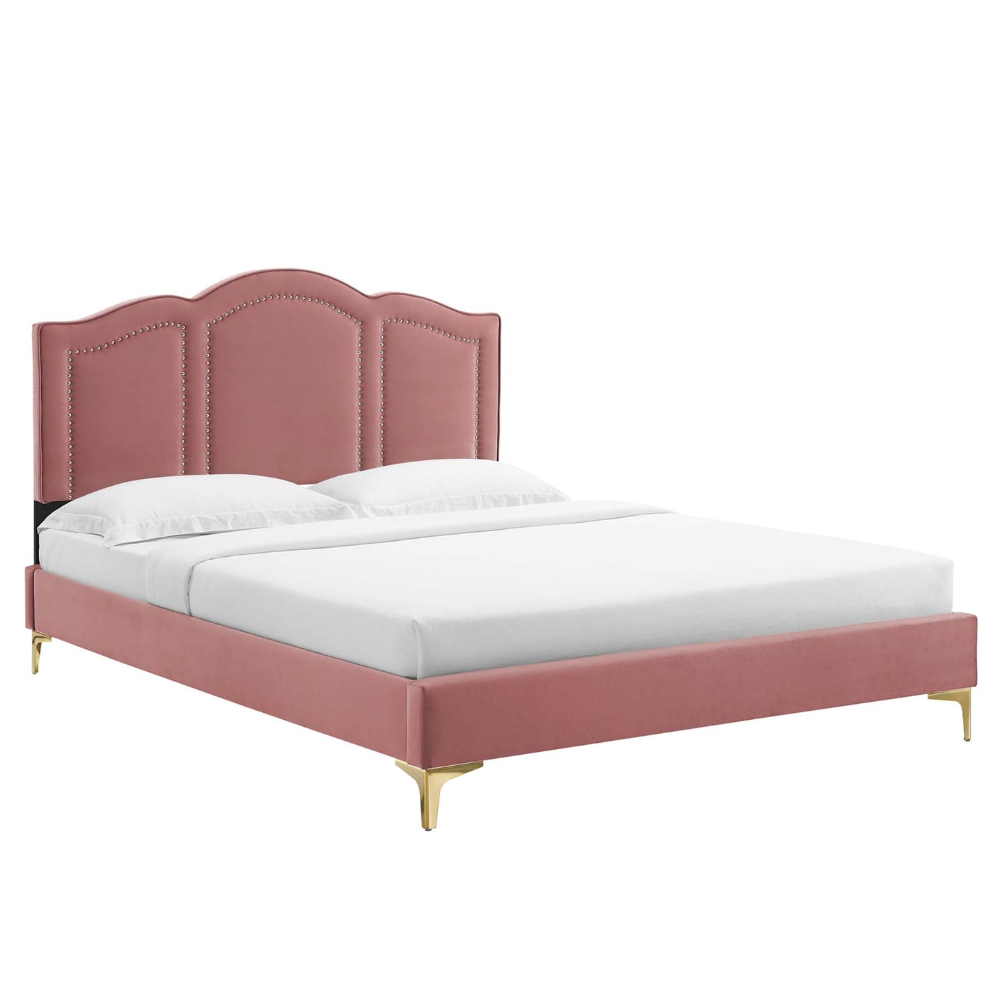 Emerson Performance Velvet King Platform Bed