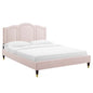 Emerson Performance Velvet King Platform Bed