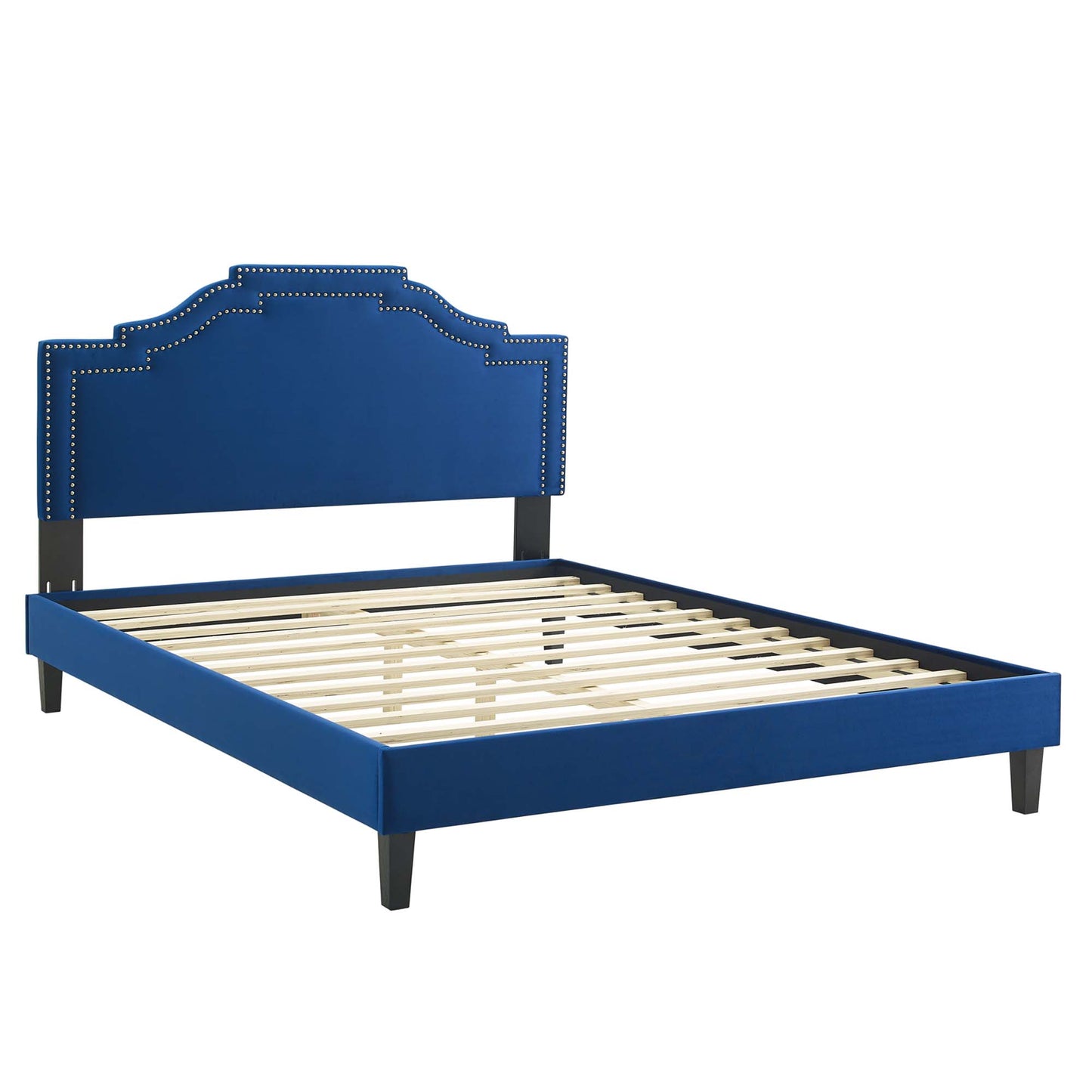 Adelaide Performance Velvet King Platform Bed