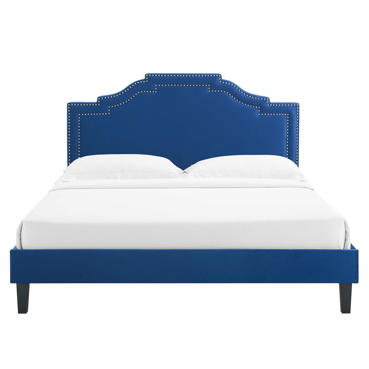 Adelaide Performance Velvet King Platform Bed