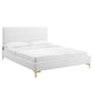 Cama de plataforma doble Peyton Performance Velvet de Modway