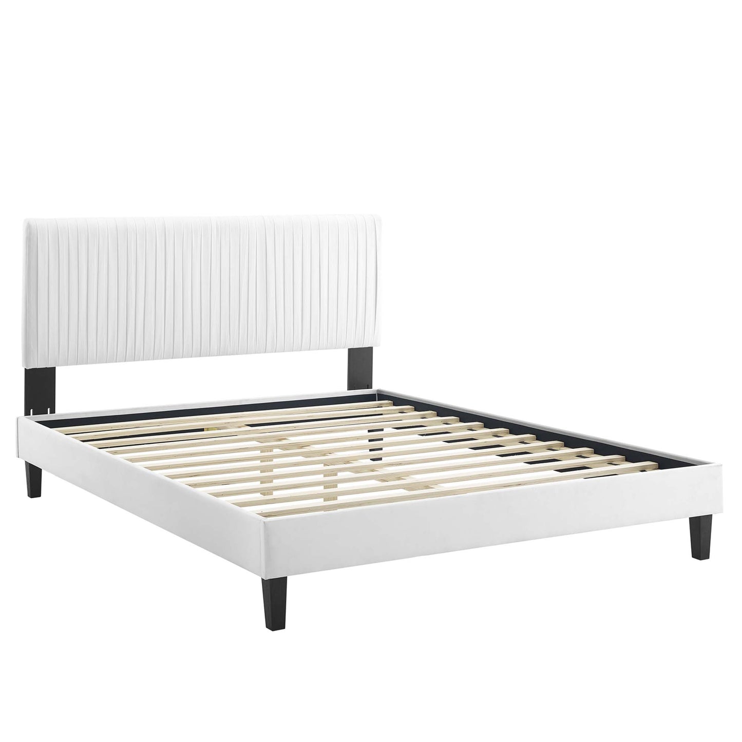 Peyton Performance Velvet Twin Platform Bed