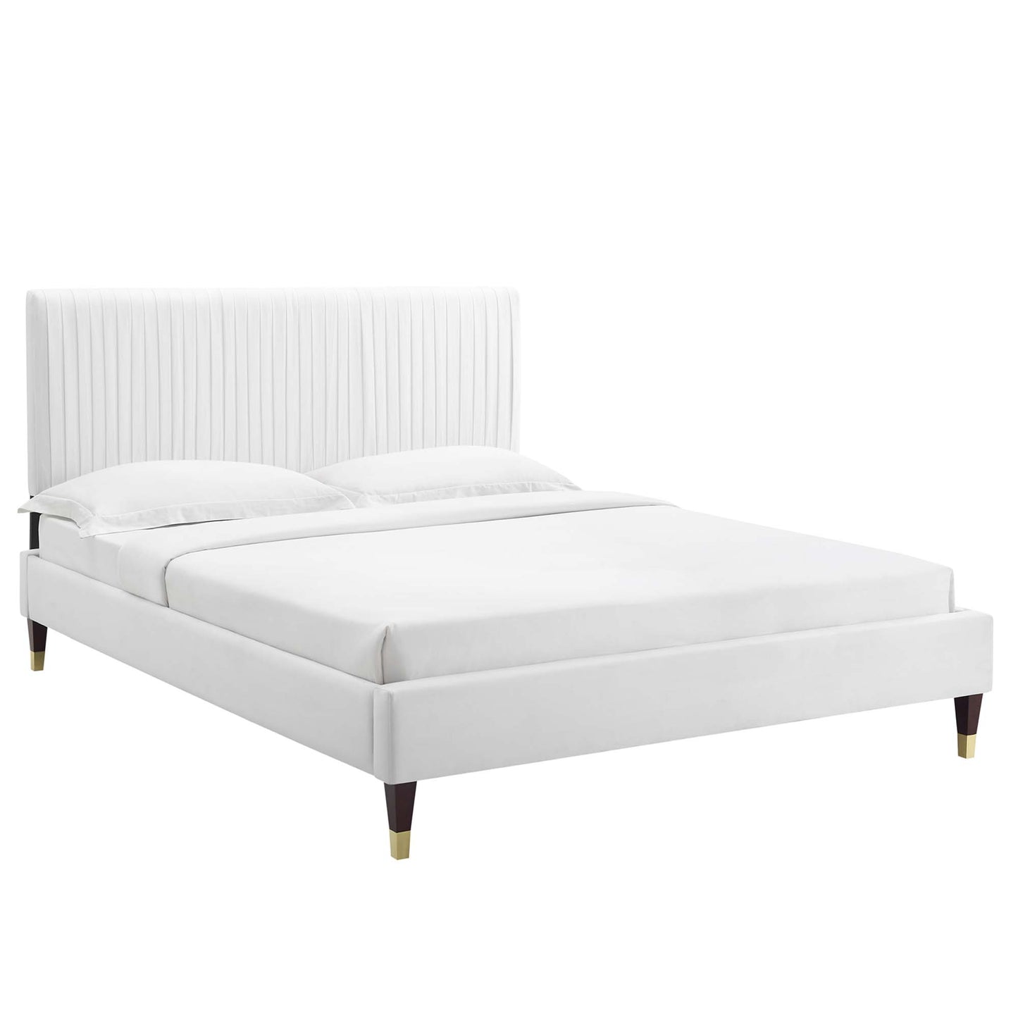 Peyton Performance Velvet Full Platform Bed