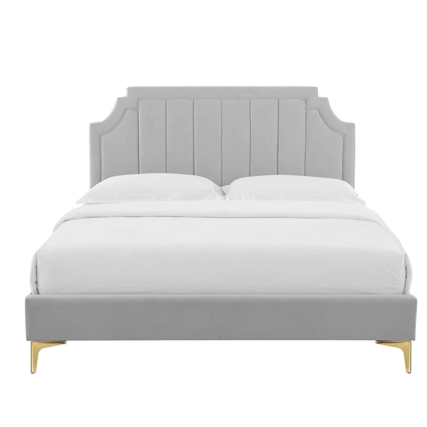 Sienna Performance Velvet Twin Platform Bed