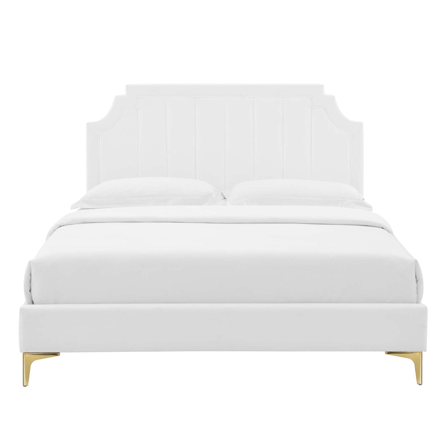 Sienna Performance Velvet Twin Platform Bed