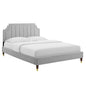 Sienna Performance Velvet Full Platform Bed