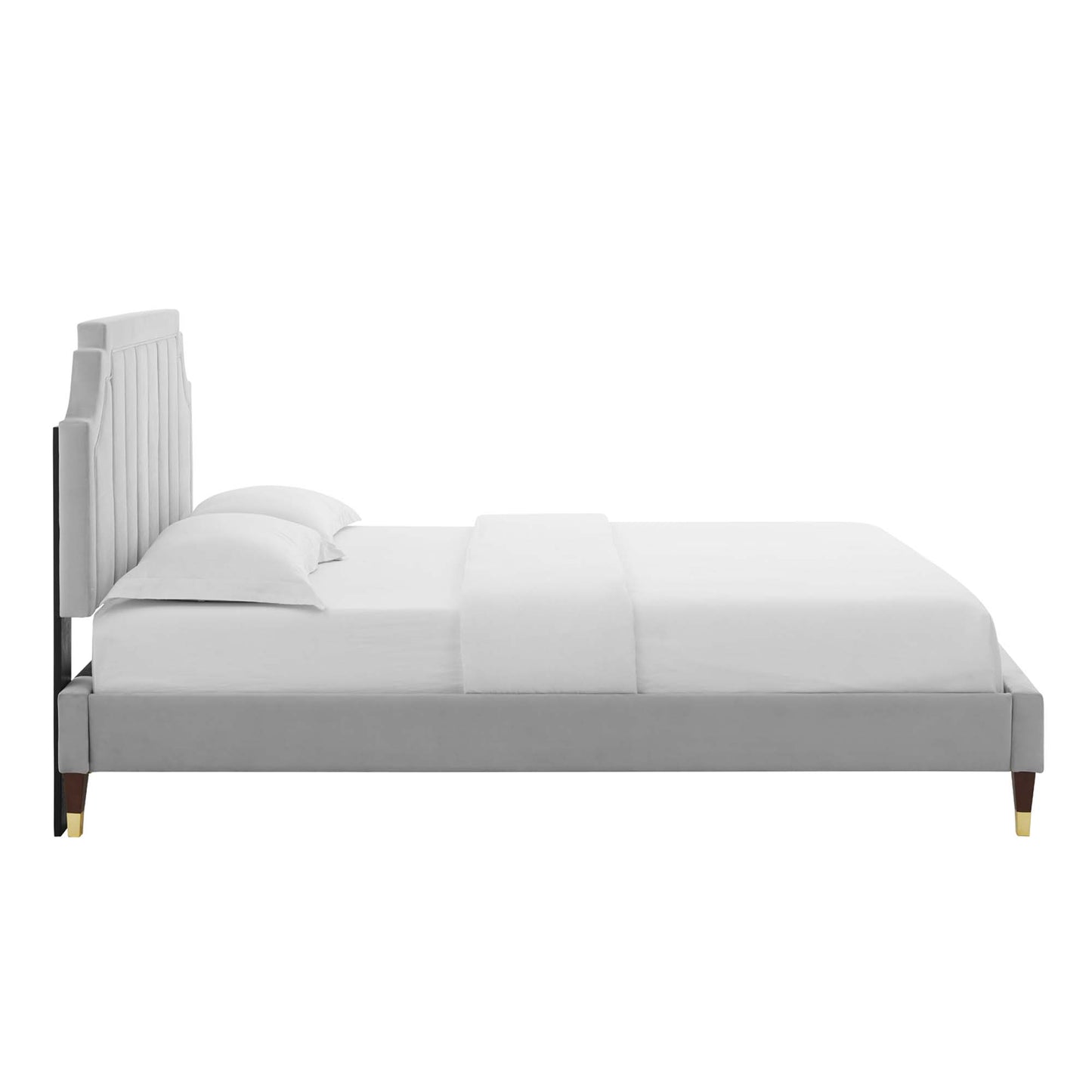 Sienna Performance Velvet Full Platform Bed