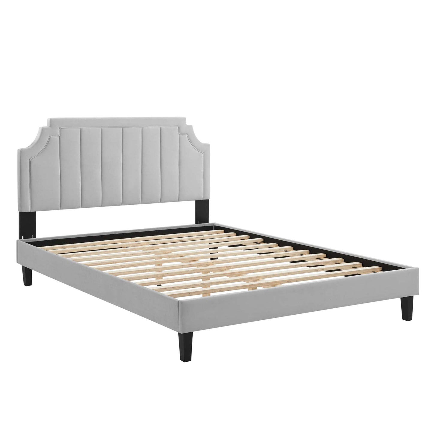 Sienna Performance Velvet Full Platform Bed