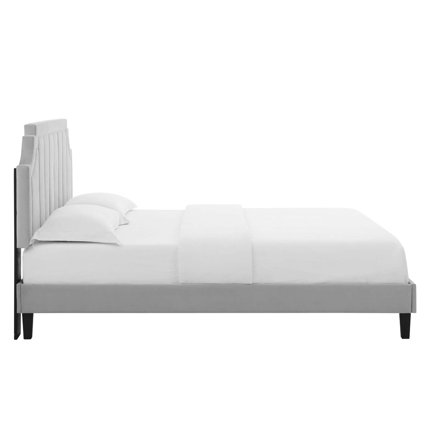 Sienna Performance Velvet Full Platform Bed