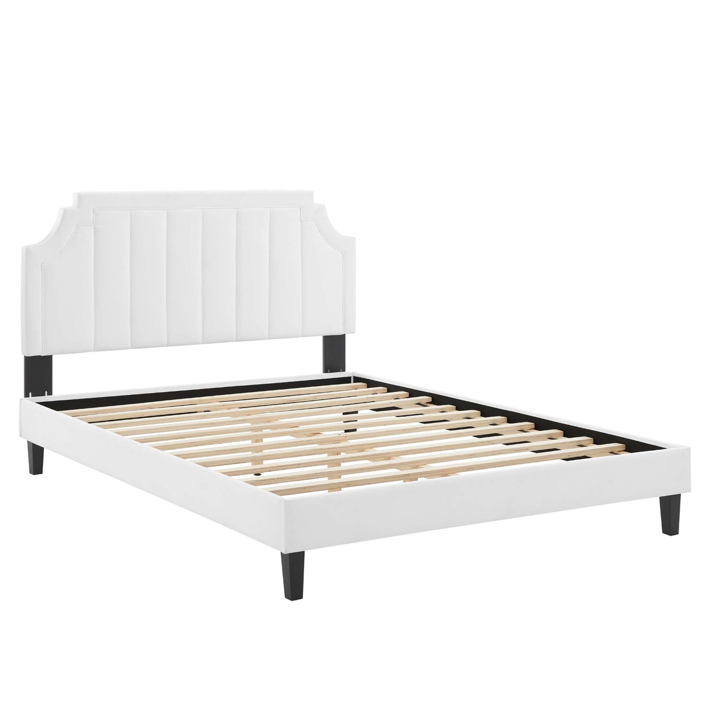 Sienna Performance Velvet Full Platform Bed