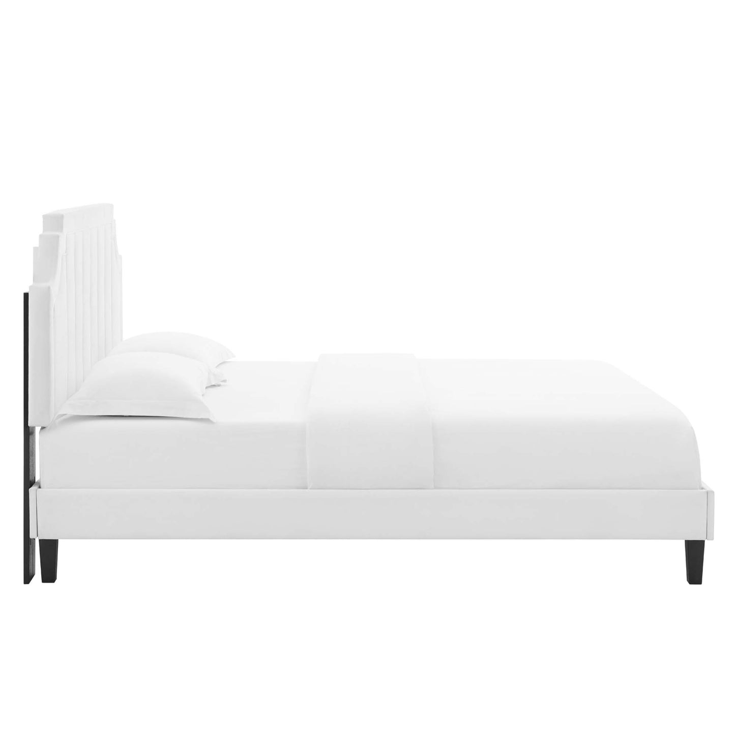 Sienna Performance Velvet Full Platform Bed