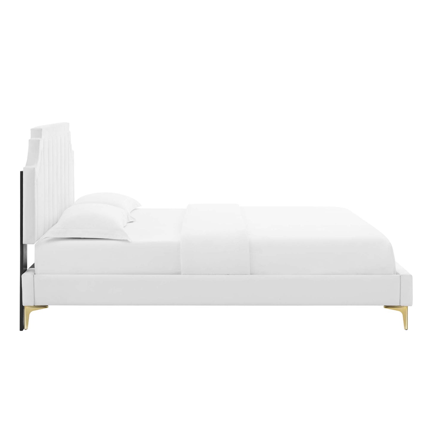 Sienna Performance Velvet King Platform Bed