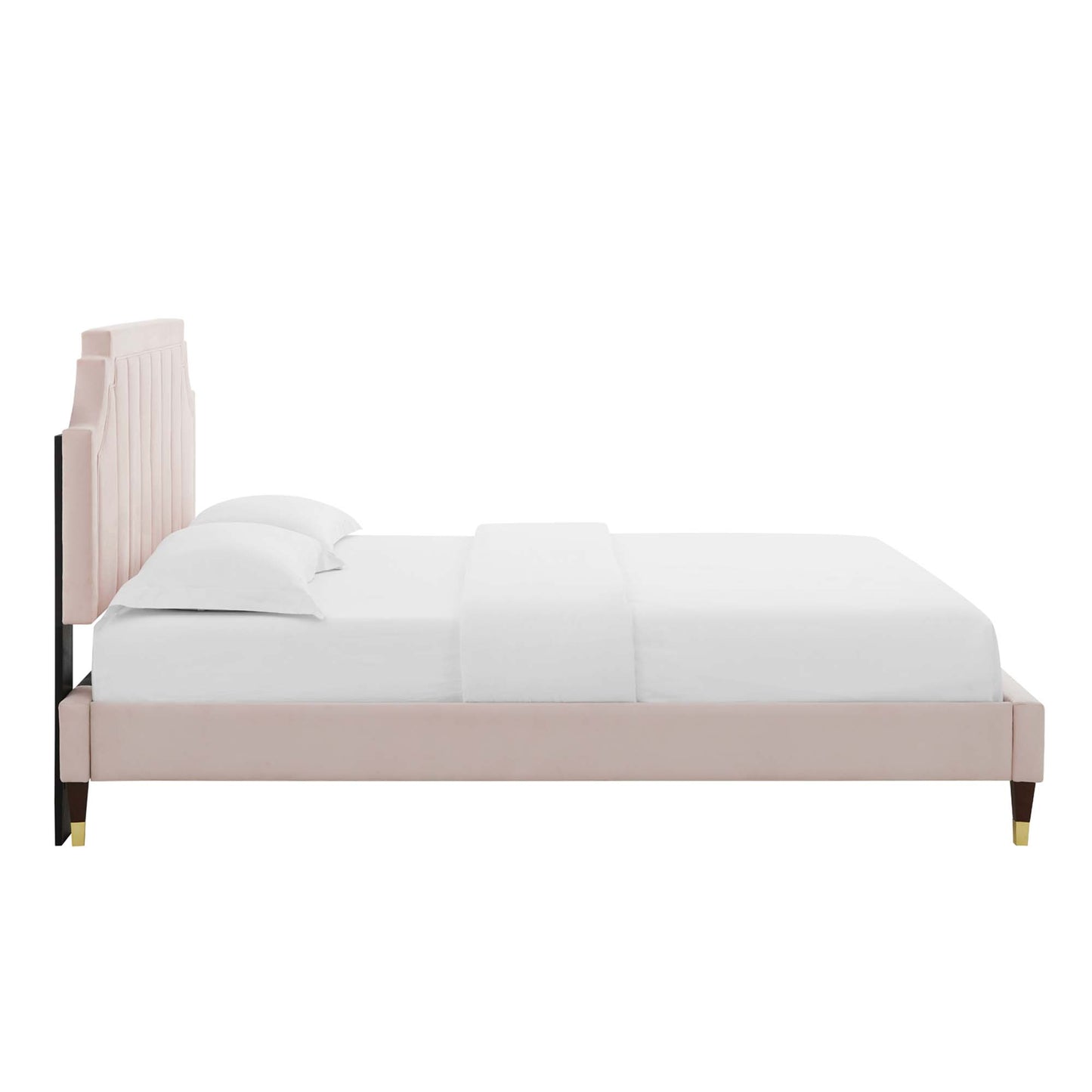 Sienna Performance Velvet King Platform Bed