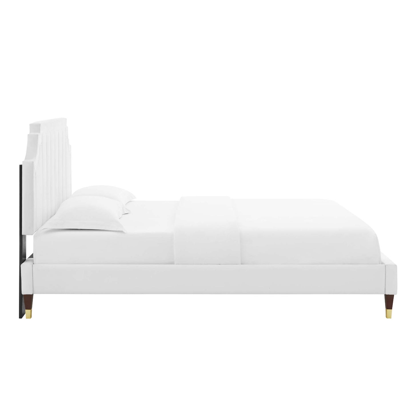 Sienna Performance Velvet King Platform Bed