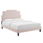 Cama de plataforma completa Lindsey Performance Velvet de Modway