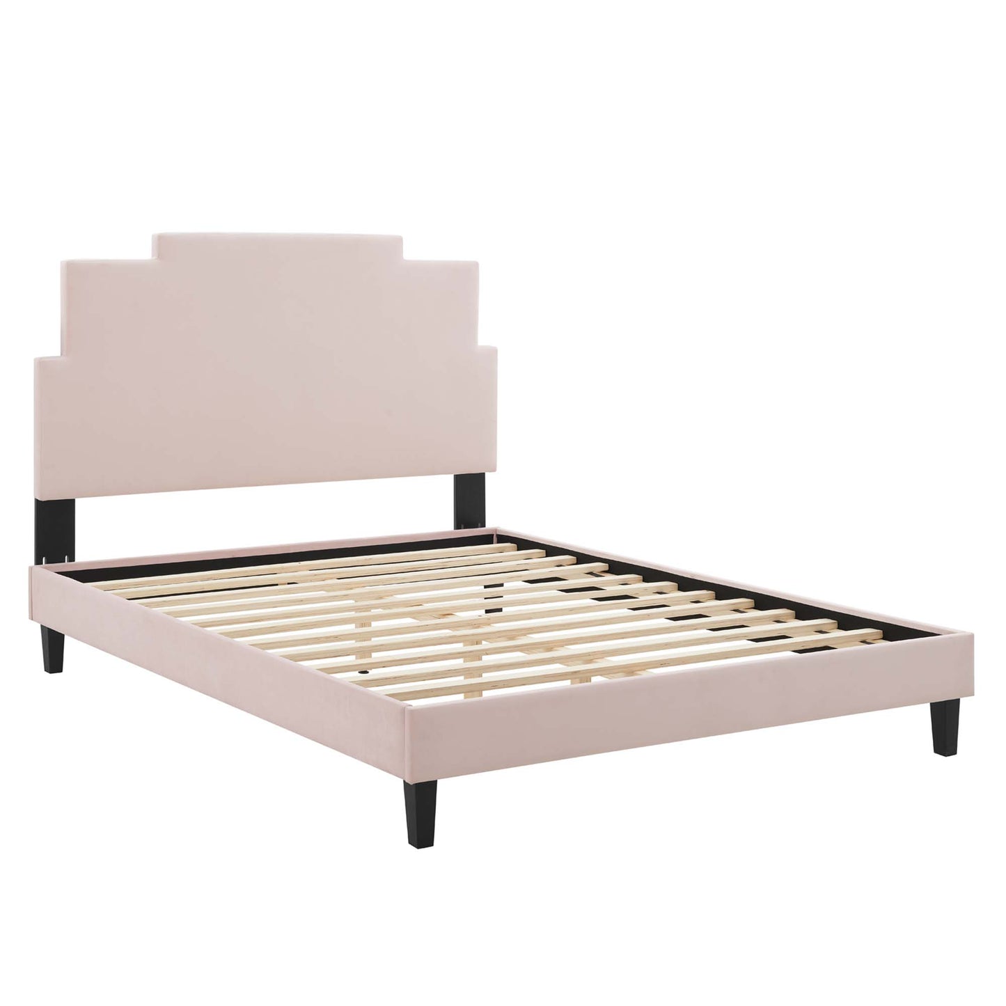 Cama de plataforma completa Lindsey Performance Velvet de Modway