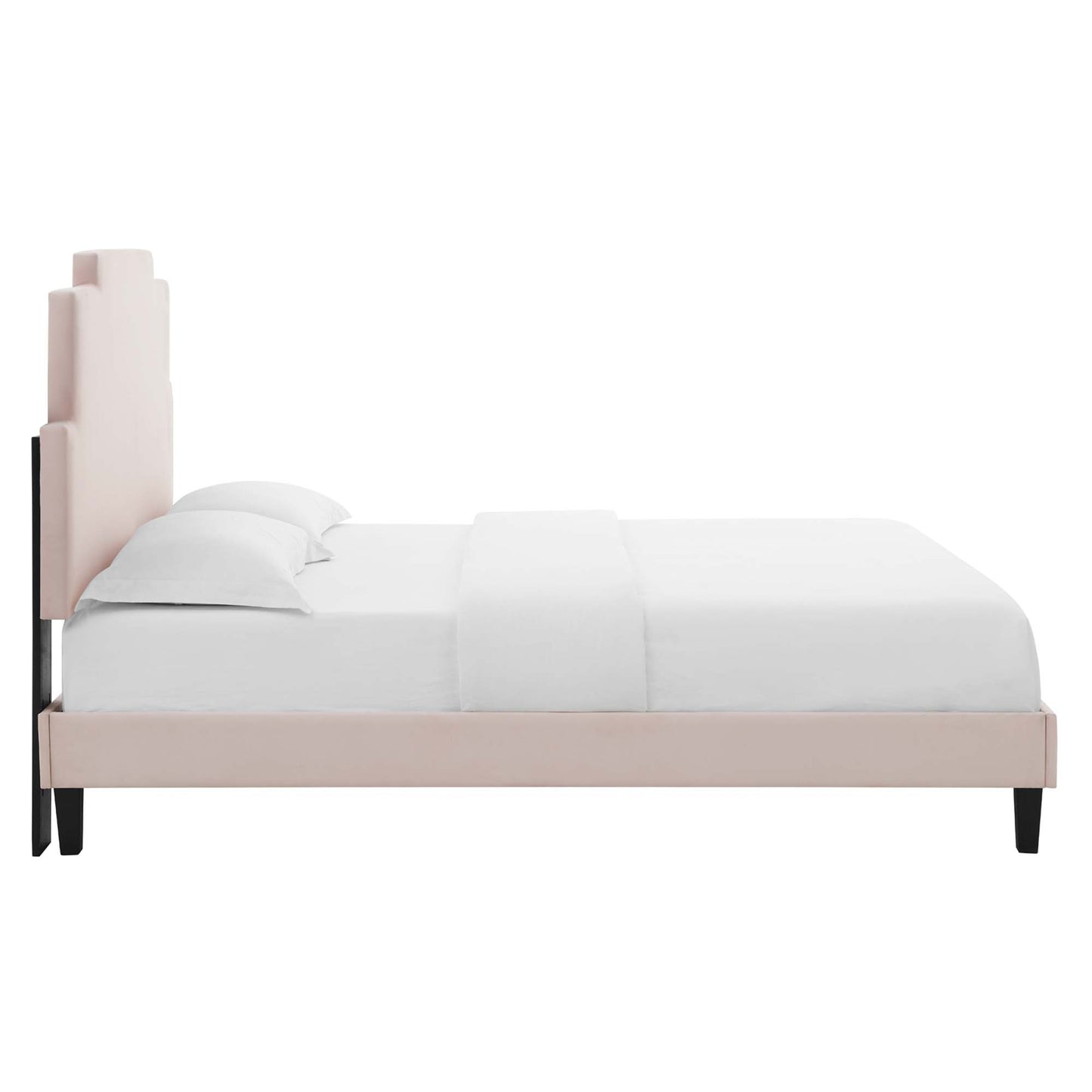 Cama de plataforma completa Lindsey Performance Velvet de Modway