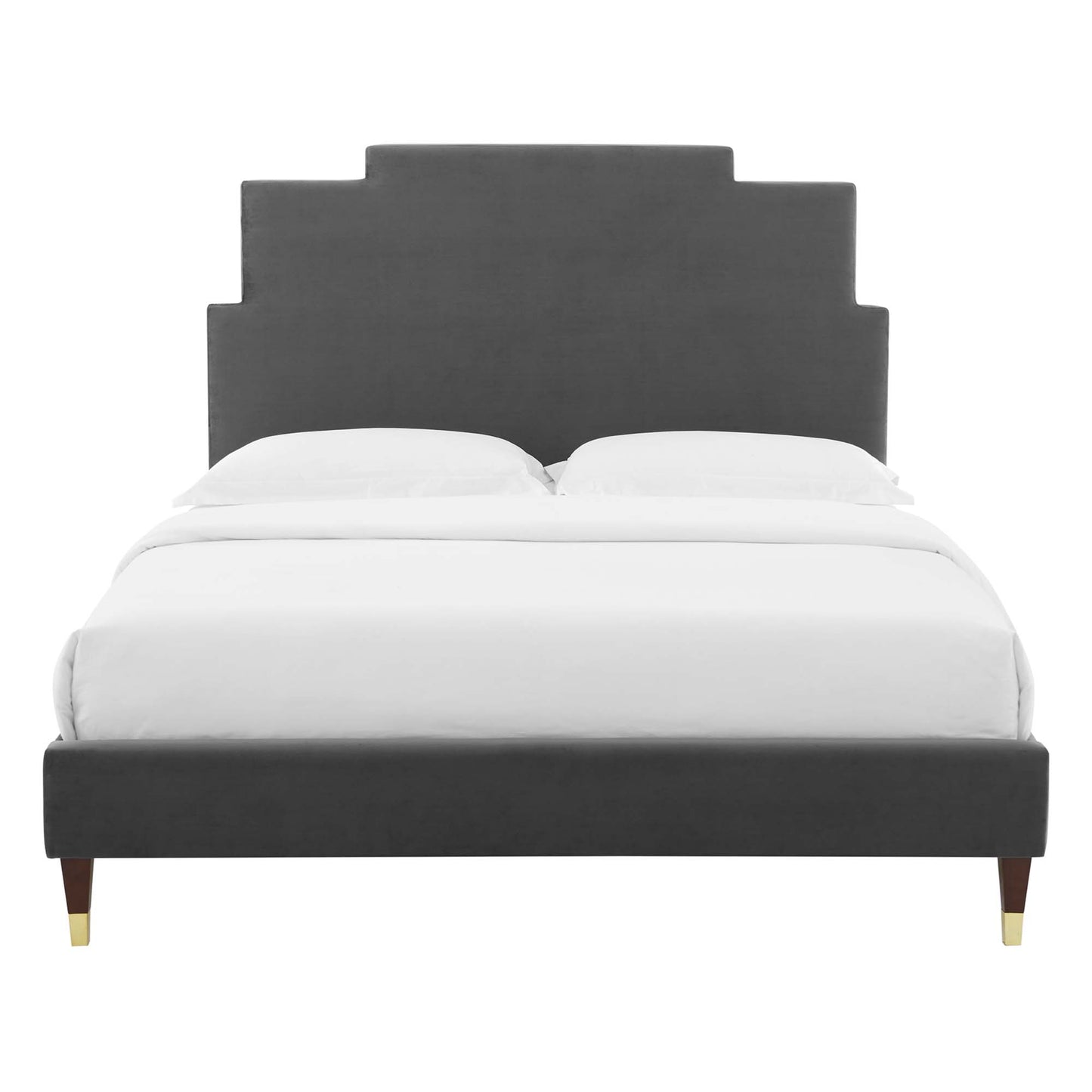 Lindsey Performance Velvet King Platform Bed