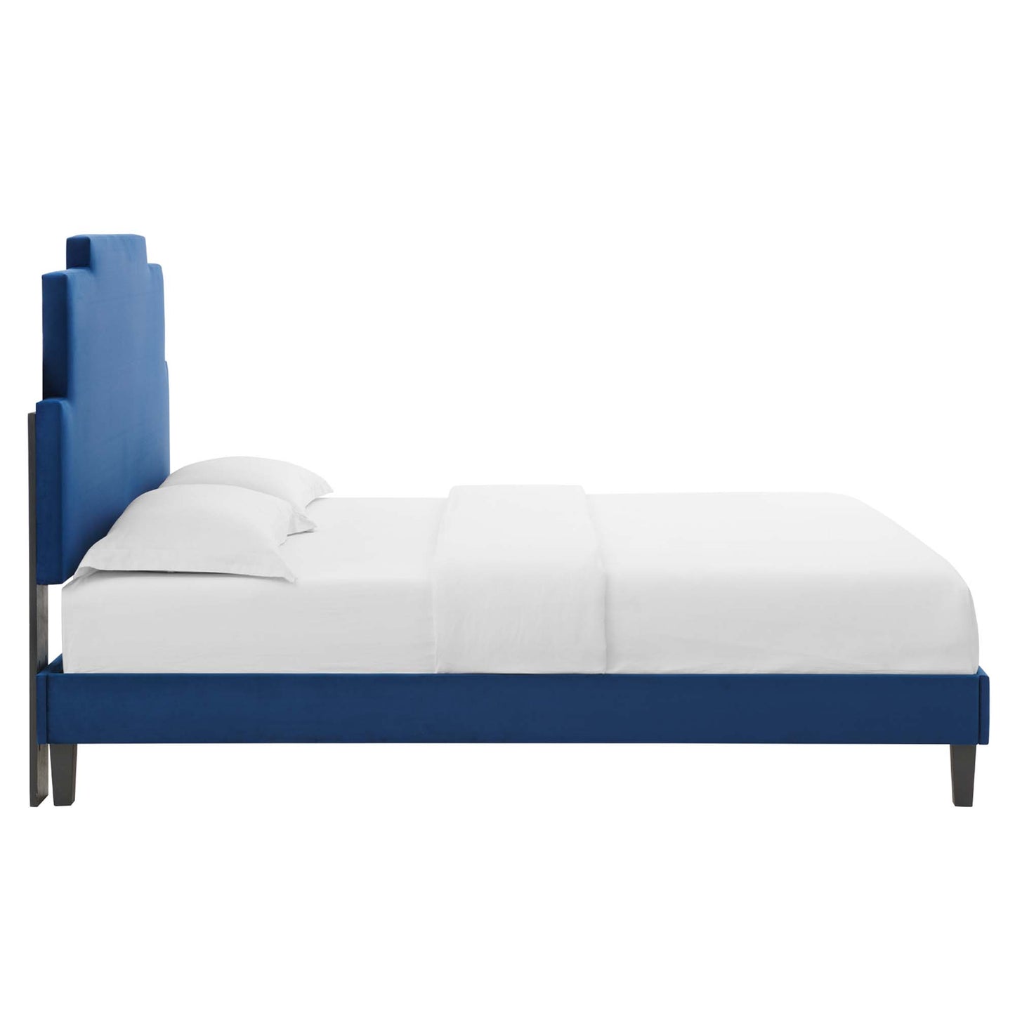 Lindsey Performance Velvet King Platform Bed