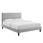 Phillipa Performance Velvet King Platform Bed