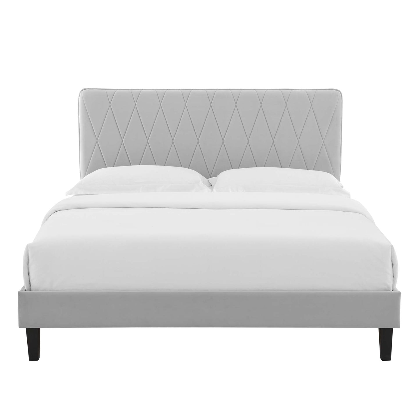 Phillipa Performance Velvet King Platform Bed