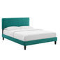 Phillipa Performance Velvet King Platform Bed