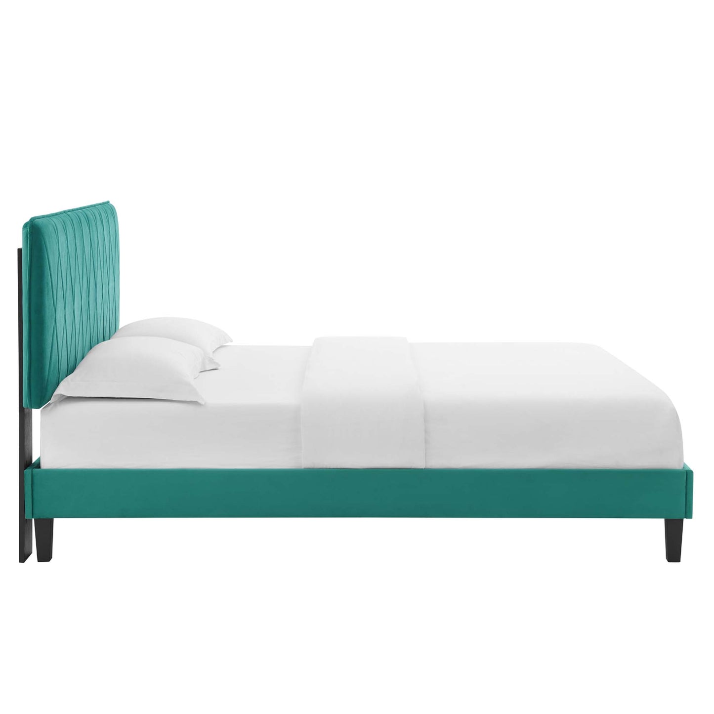 Phillipa Performance Velvet King Platform Bed