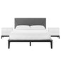 Dakota 3 Piece Upholstered Bedroom Set