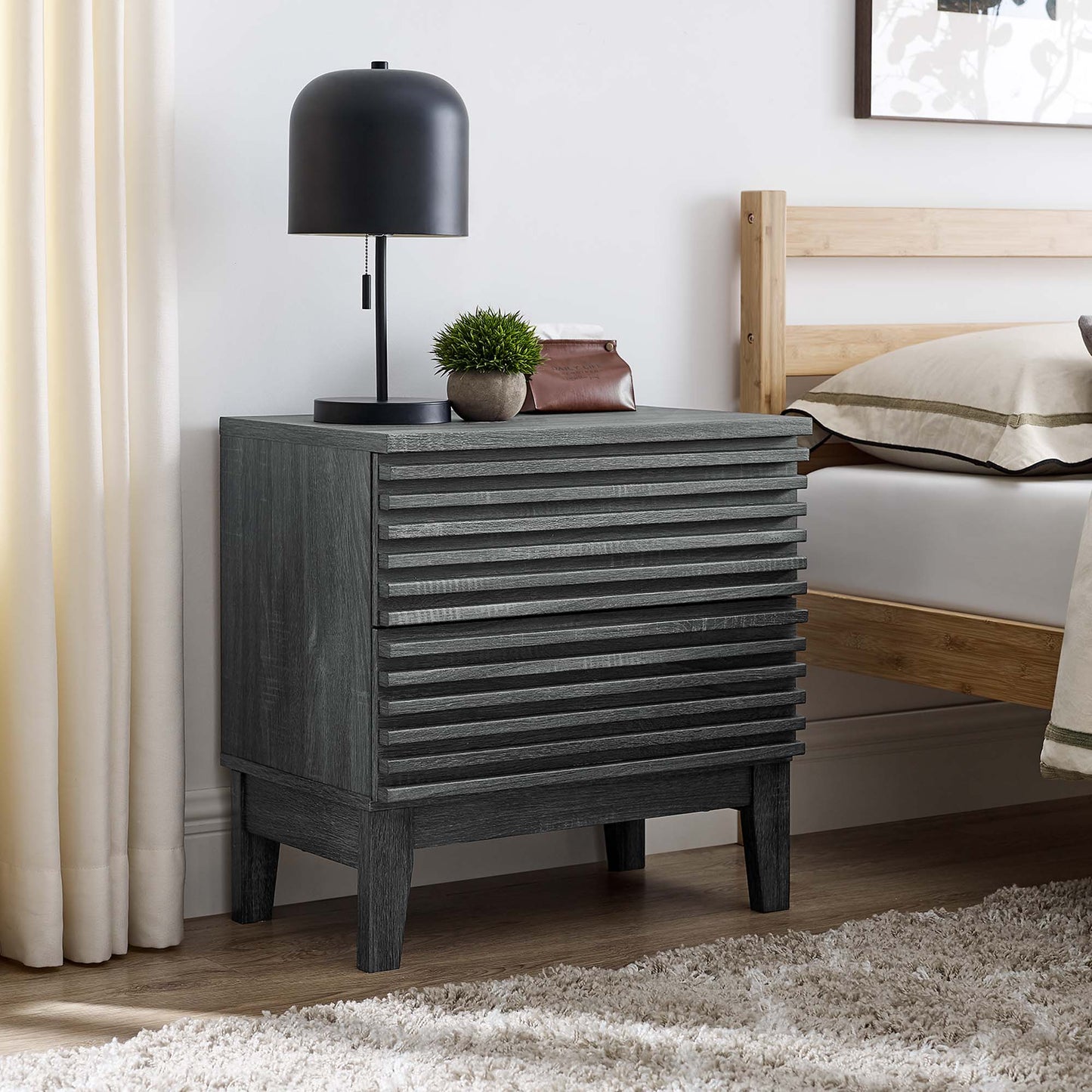 Render Two-Drawer Nightstand