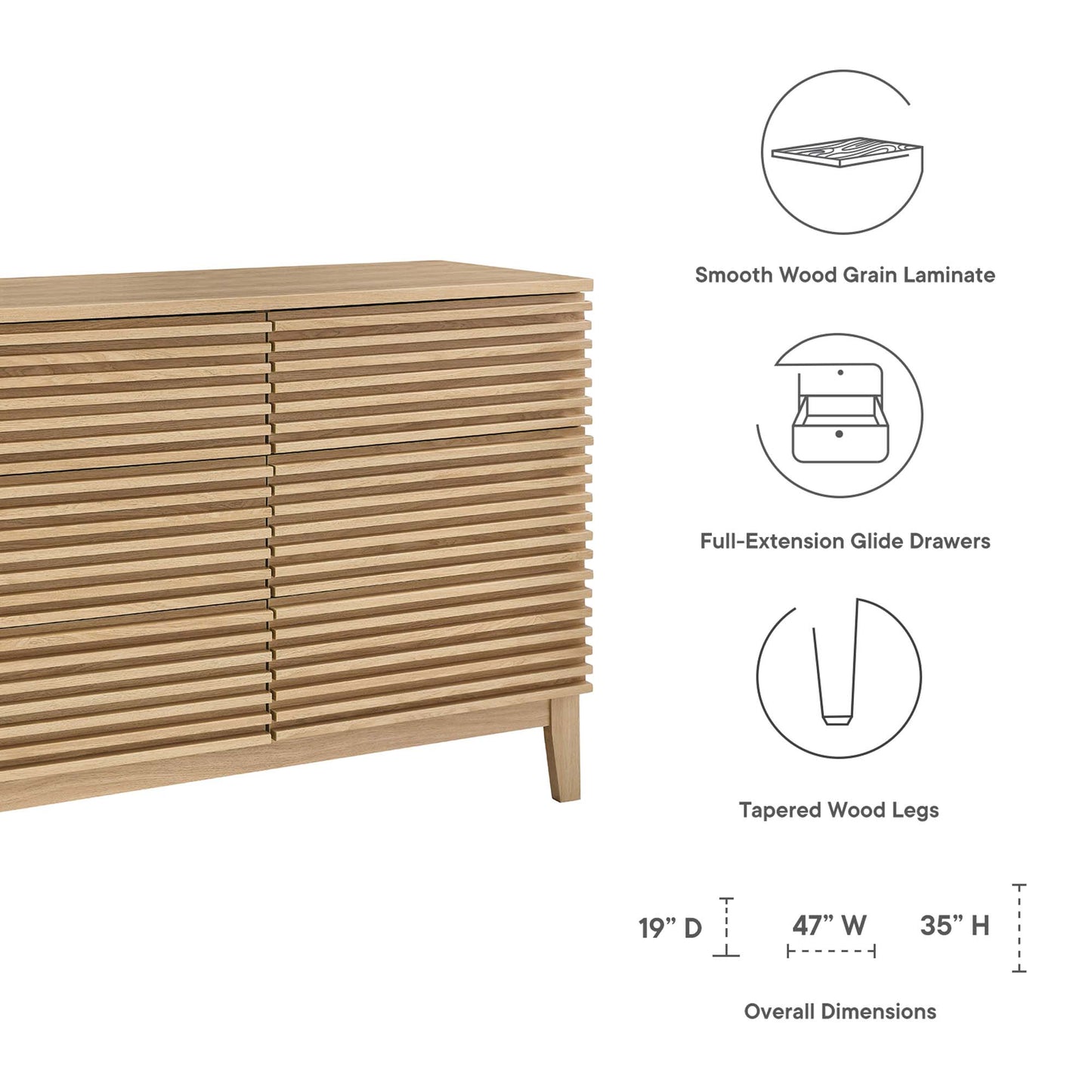 Render 6-Drawer Dresser