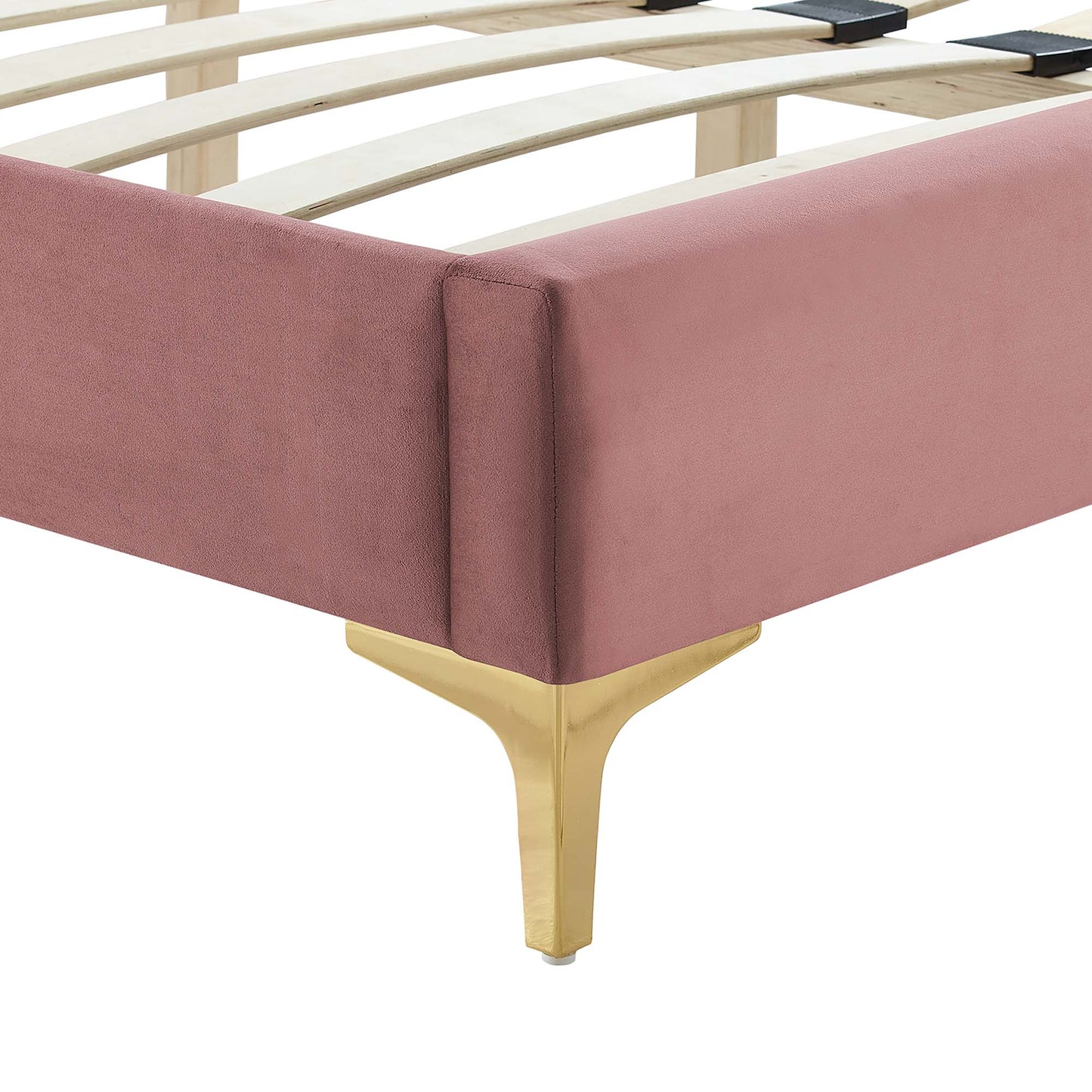 Zahra Channel Tufted Performance Velvet King Platform Bed