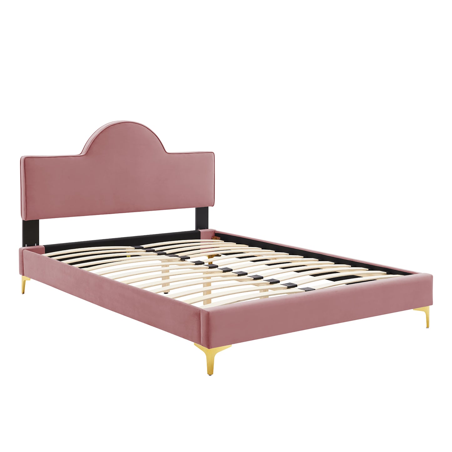 Sunny Performance Velvet Twin Bed