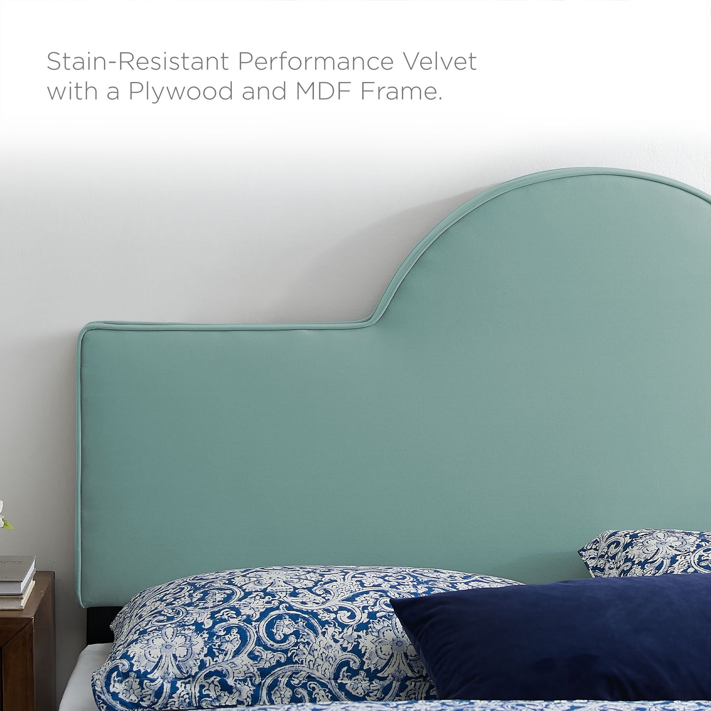 Aurora Performance Velvet Full Bed