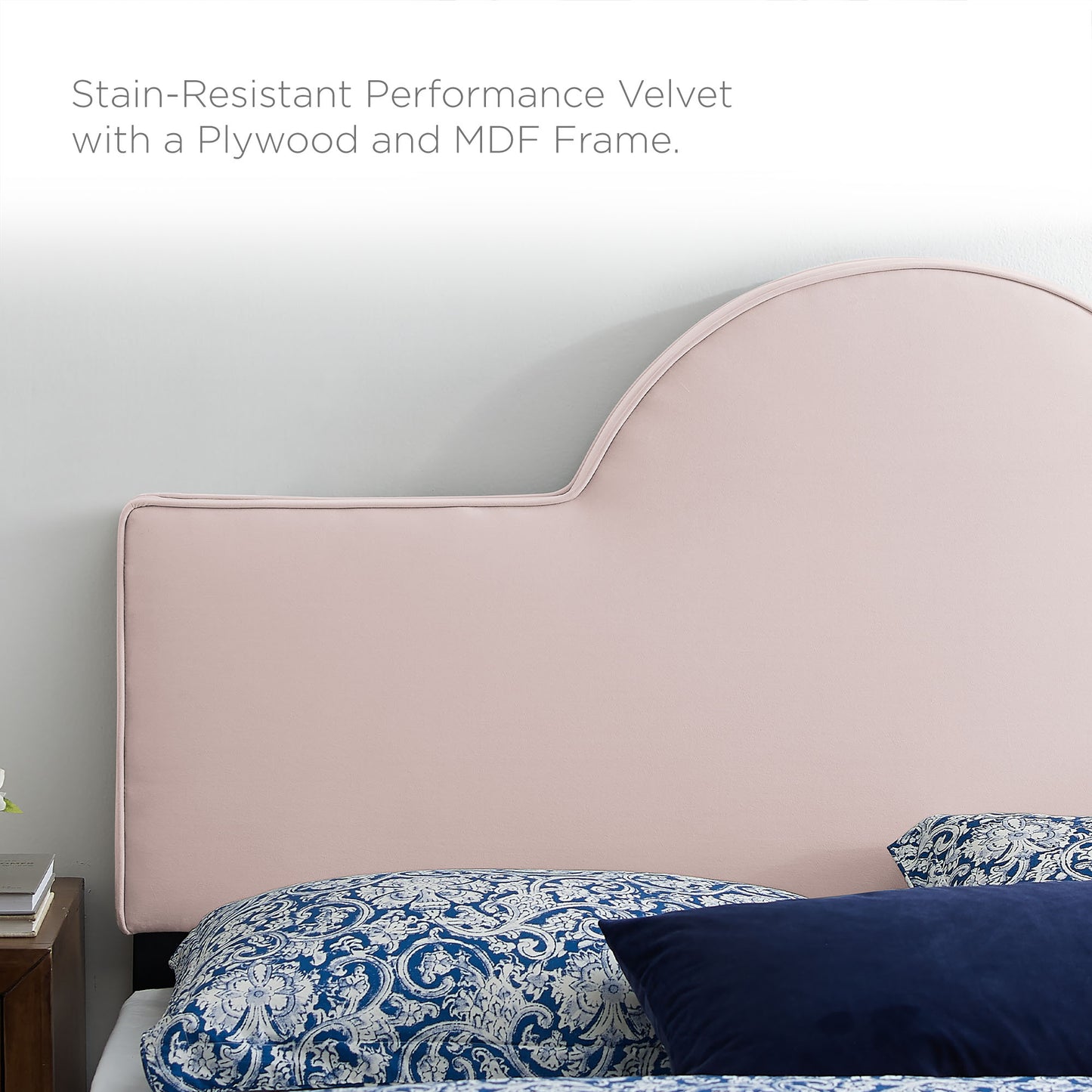 Aurora Performance Velvet King Bed