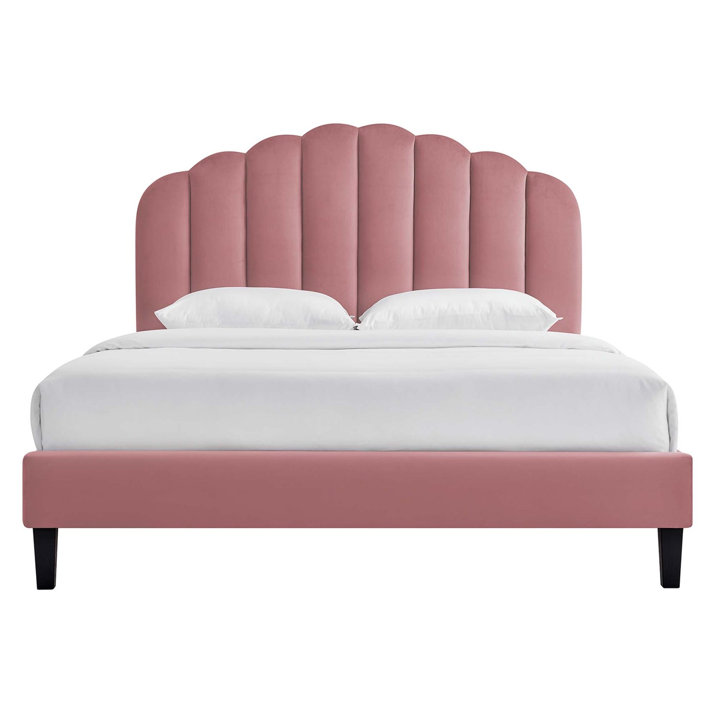 Daisy Performance Velvet Full Platform Bed