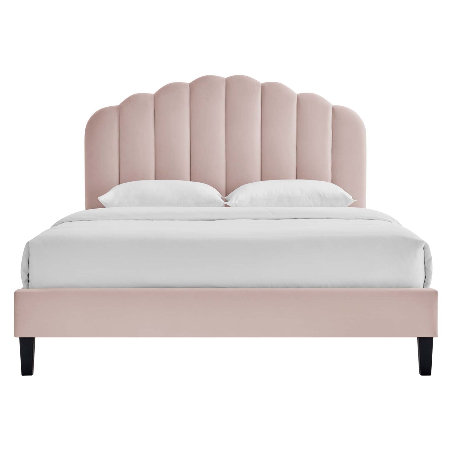 Daisy Performance Velvet Full Platform Bed