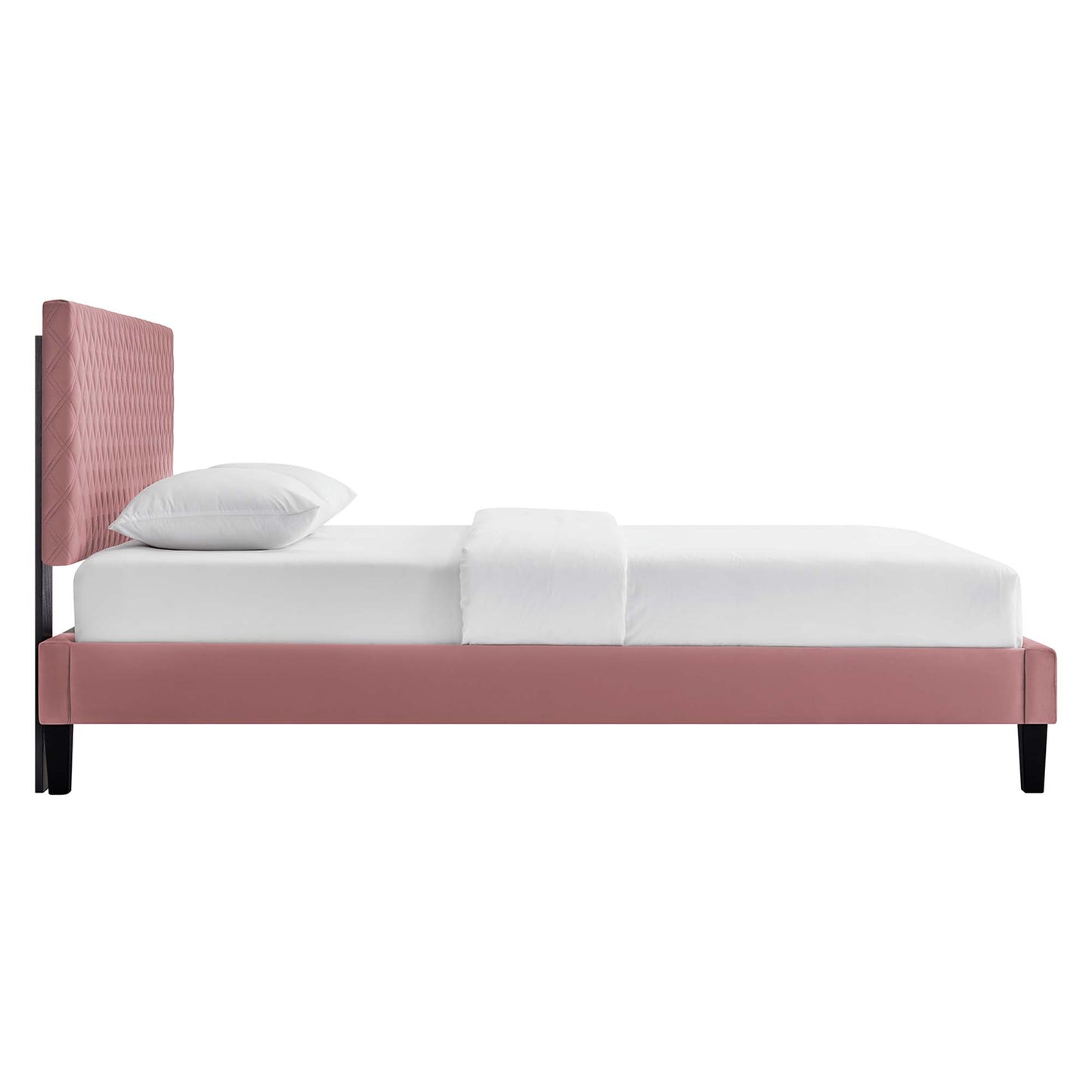 Garcelle Performance Velvet King Platform Bed