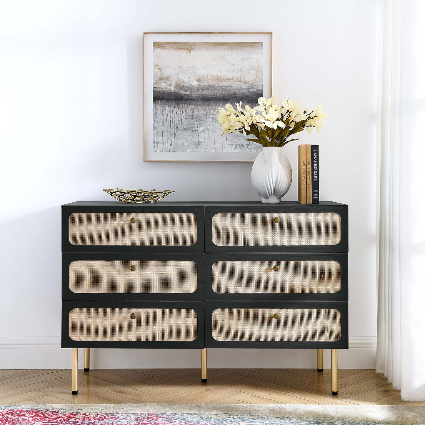 Chaucer 6-Drawer Compact Dresser