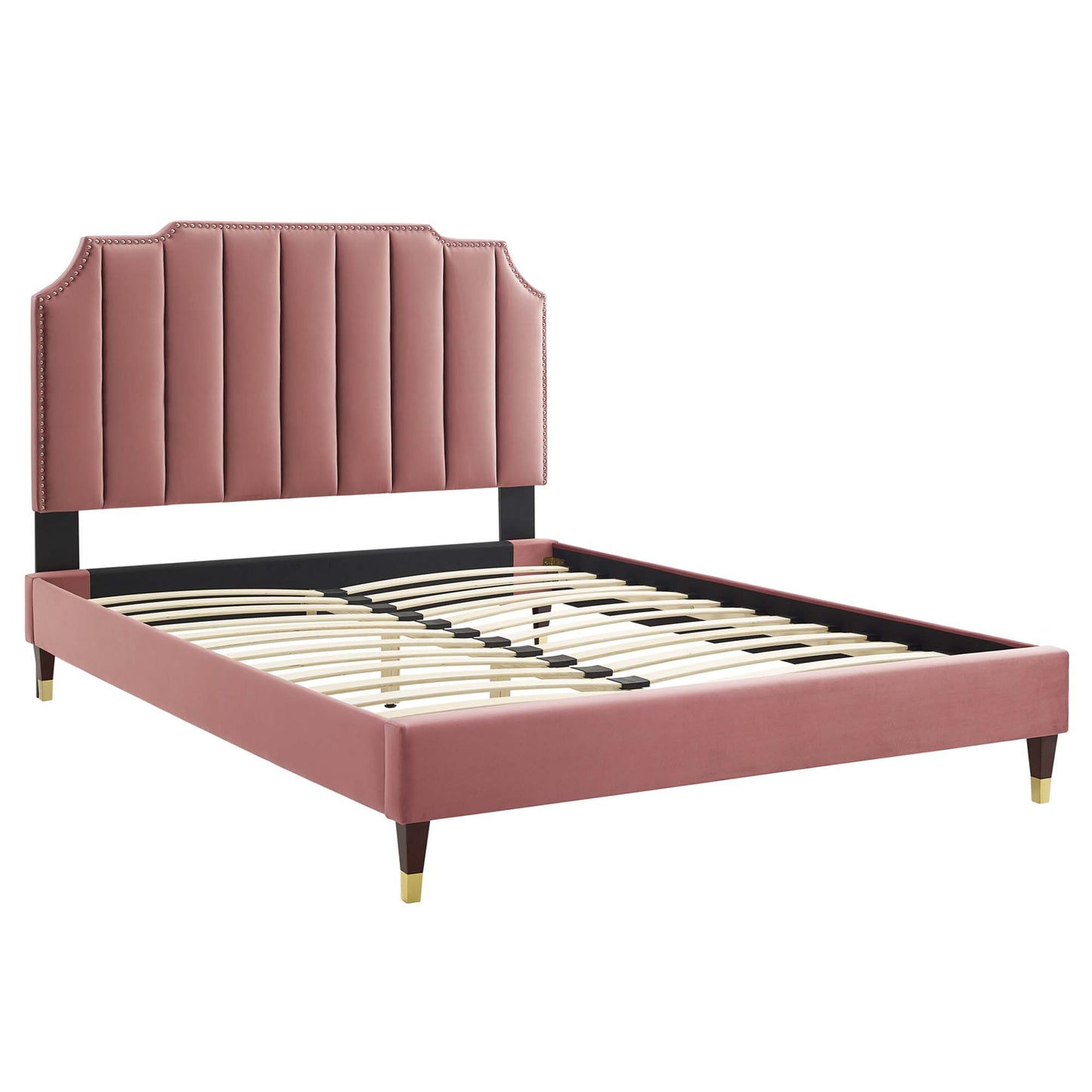 Colette Performance Velvet King Platform Bed