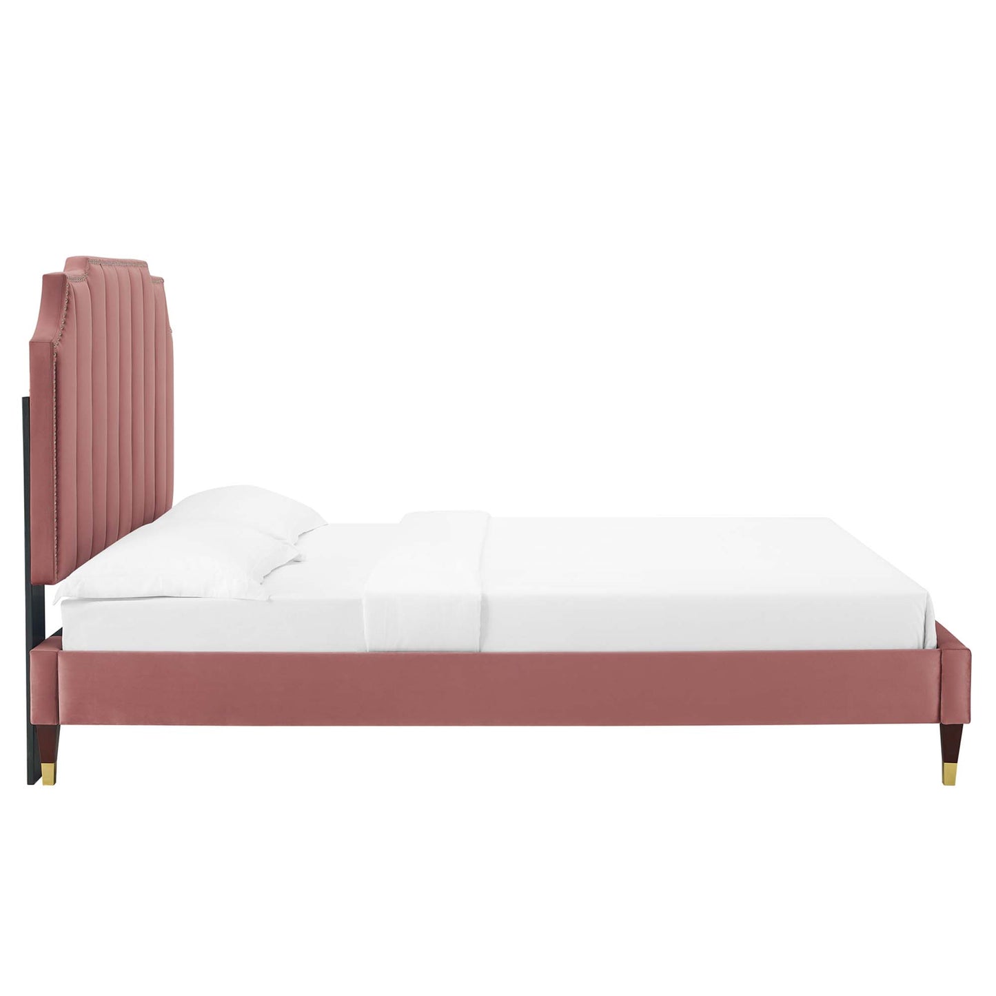 Colette Performance Velvet King Platform Bed