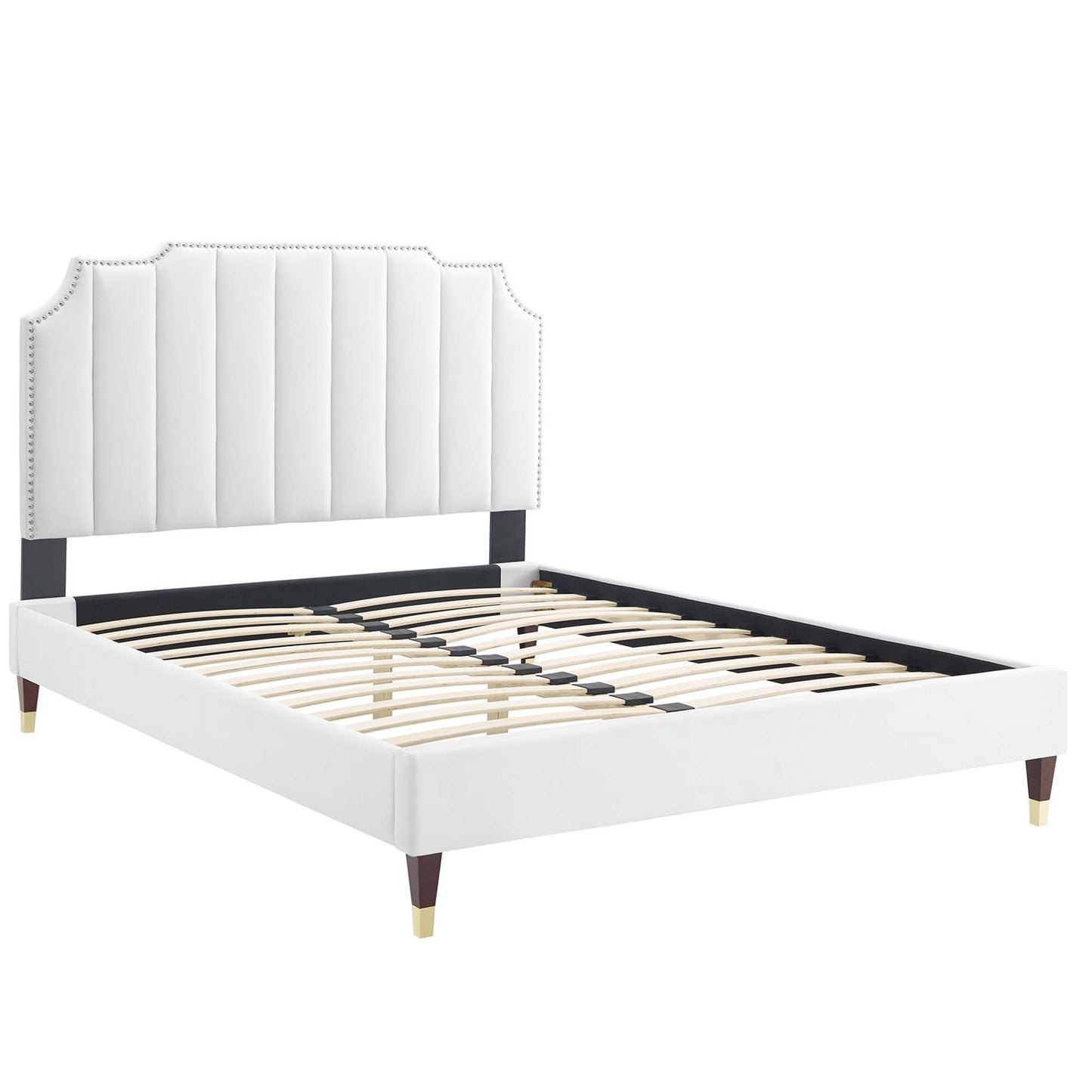 Colette Performance Velvet King Platform Bed