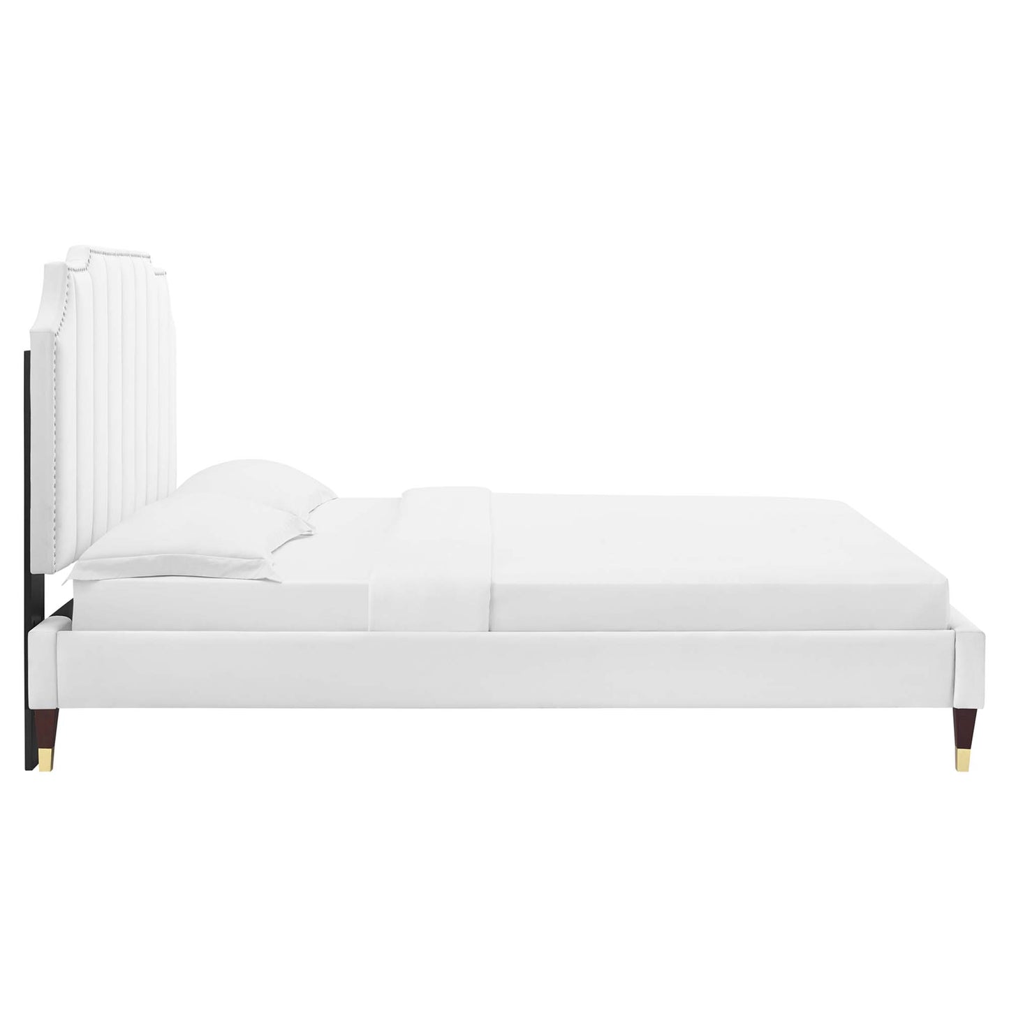 Colette Performance Velvet King Platform Bed