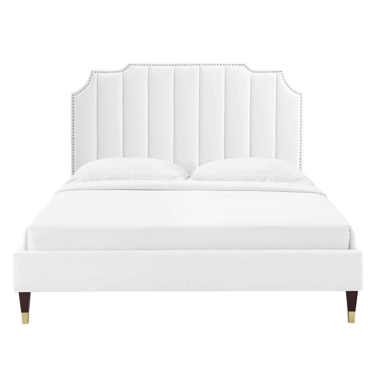 Colette Performance Velvet King Platform Bed