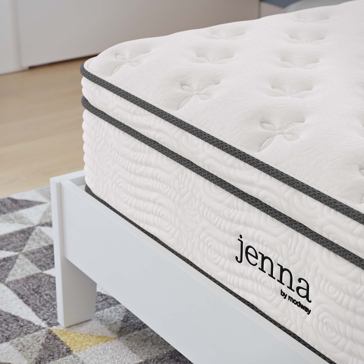 Colchón Jenna de 12" con resortes internos y espuma de Modway