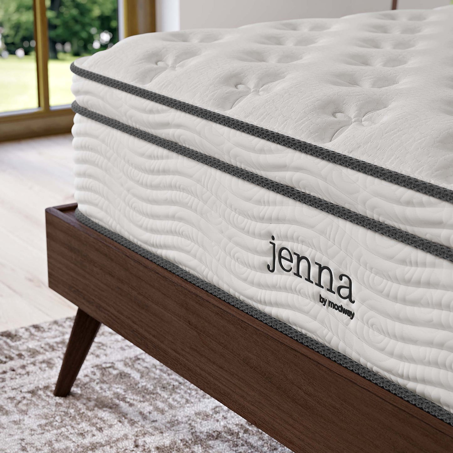 Jenna 12" Innerspring and Foam Queen Mattress