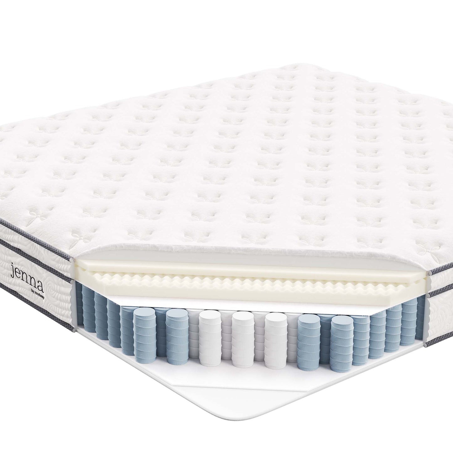 Jenna 12" Innerspring and Foam King Mattress